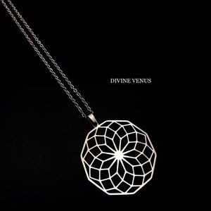 Seed of Life Sacred Geometry Necklace | Stainless Steel